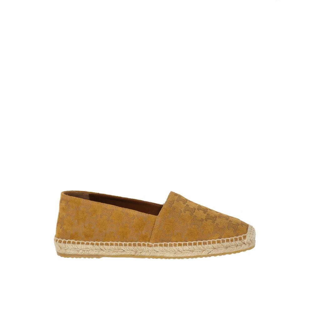 Celine Brown Calfskin Espadrilles by Celine outlet now on sale