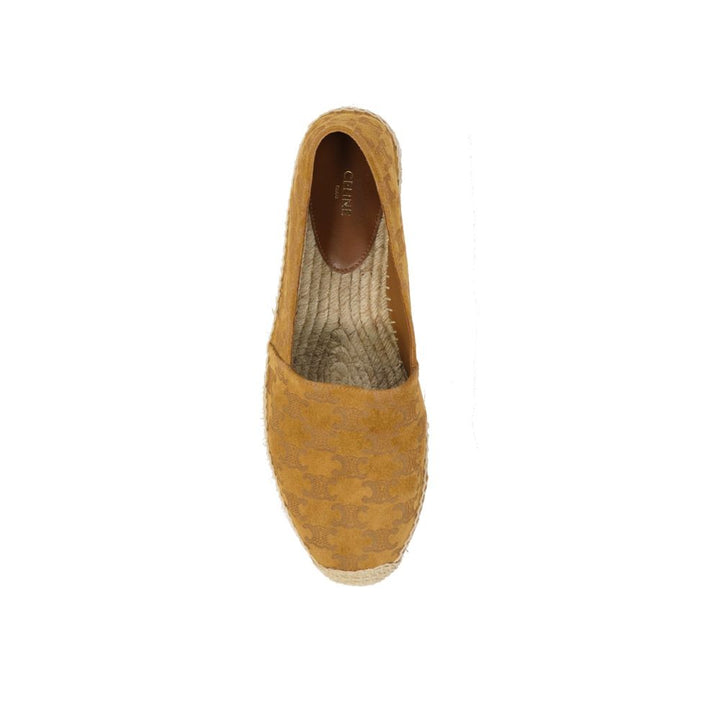 Celine Brown Calfskin Espadrilles by Celine outlet now on sale