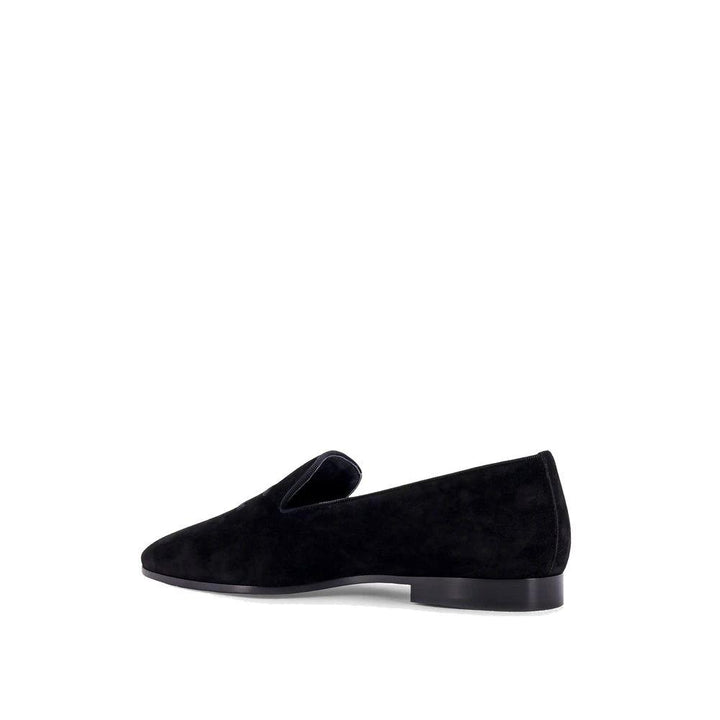 Celine Black Calfskin Slip-On Loafers