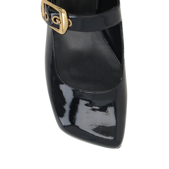 Chloé Black Calfskin Ballet Flats by Chloé outlet now on sale