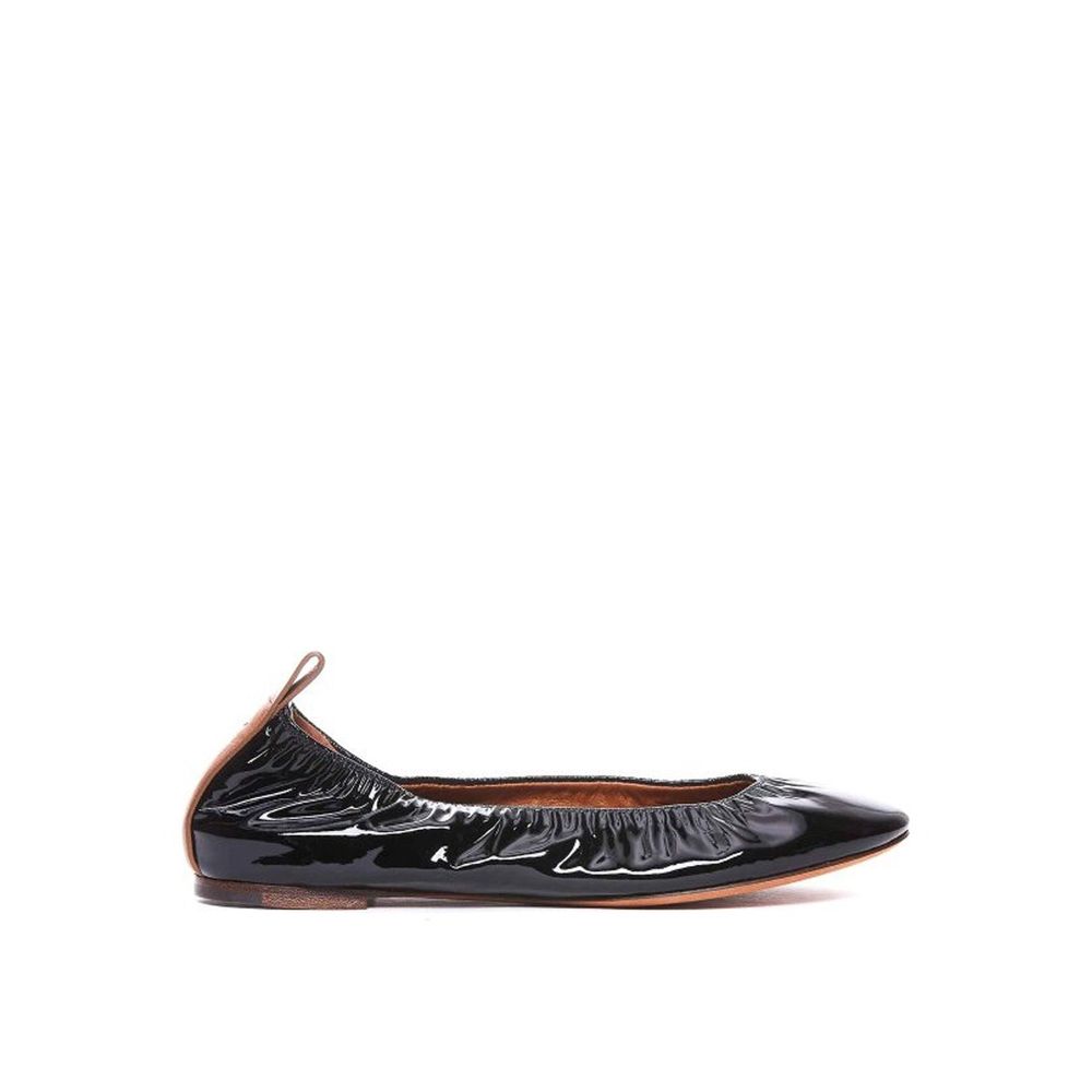 Lanvin Black Calfskin Ballet Flats by Lanvin outlet now on sale
