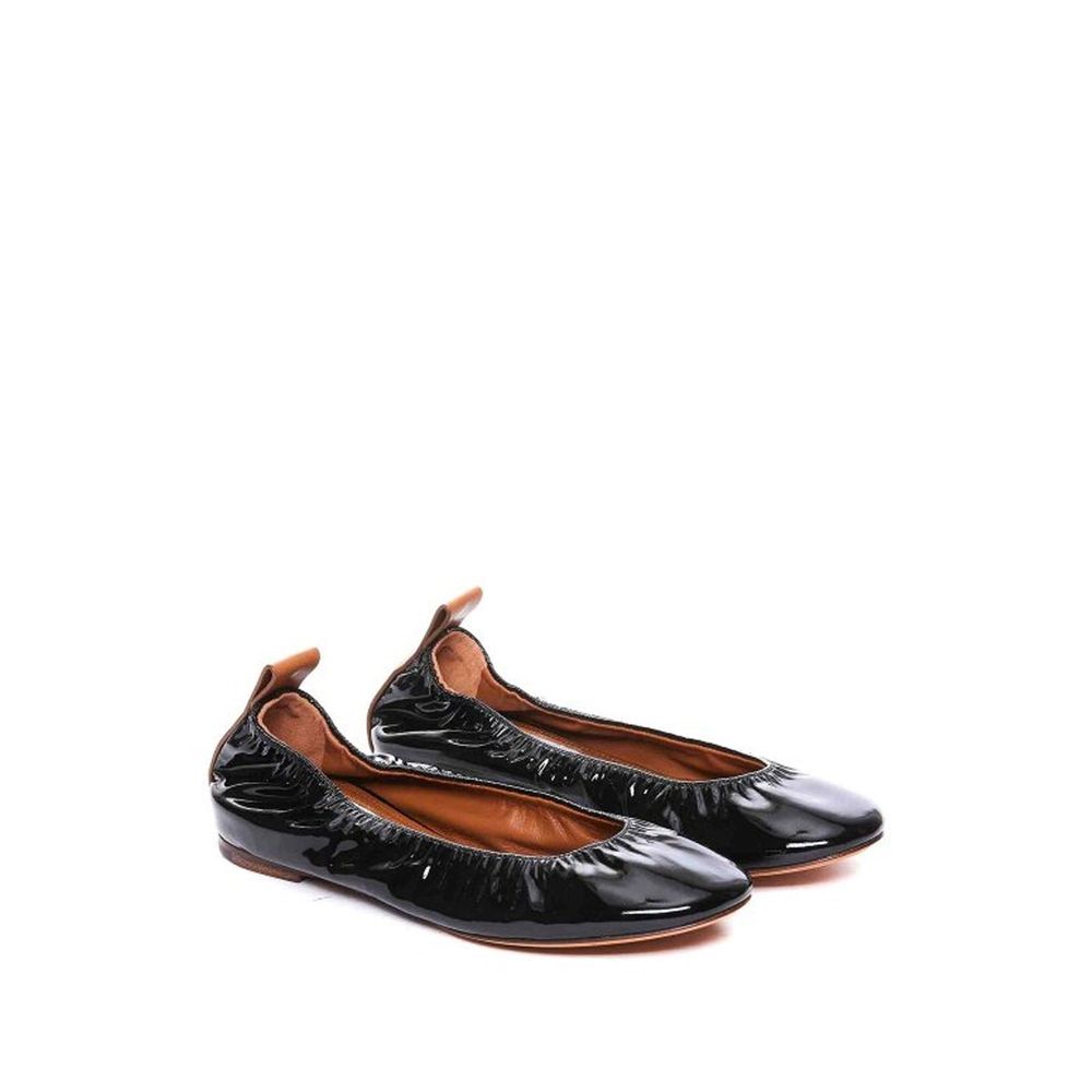 Lanvin Black Calfskin Ballet Flats by Lanvin outlet now on sale