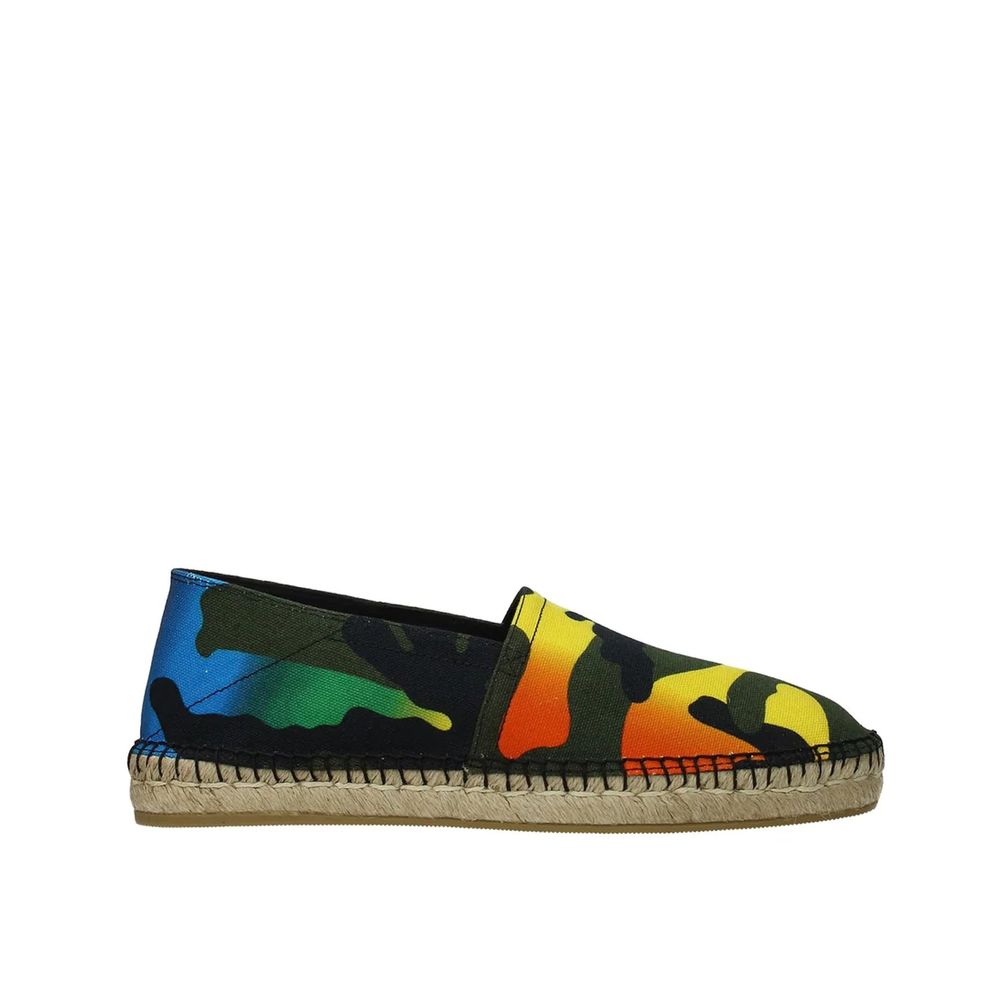 Valentino Garavani Bicolor Canvas Espadrilles by Valentino Garavani outlet now on sale