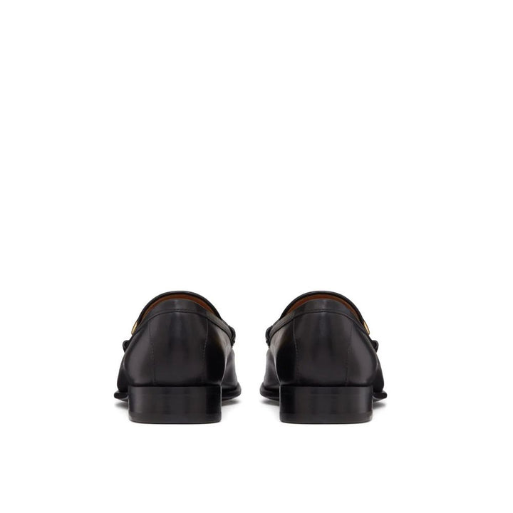 Valentino Garavani Black Calfskin Slip-On Loafers