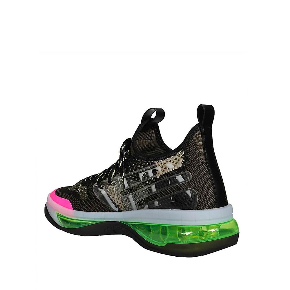 Valentino Garavani Black Fabric Athletic Sneakers by Valentino Garavani outlet now on sale