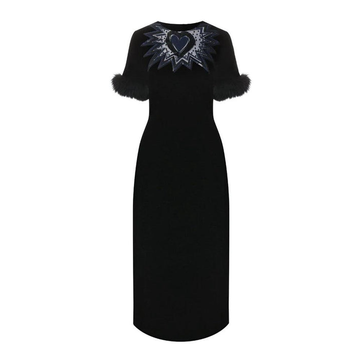 Fendi Sample Sale Fendi Black Viscose Cocktail Dress - | Designer outlet