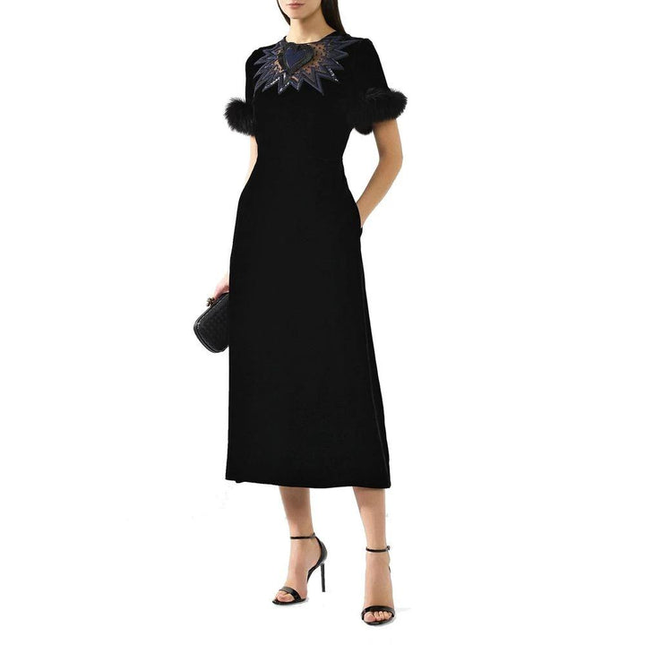 Fendi Sample Sale Fendi Black Viscose Cocktail Dress - | Designer outlet
