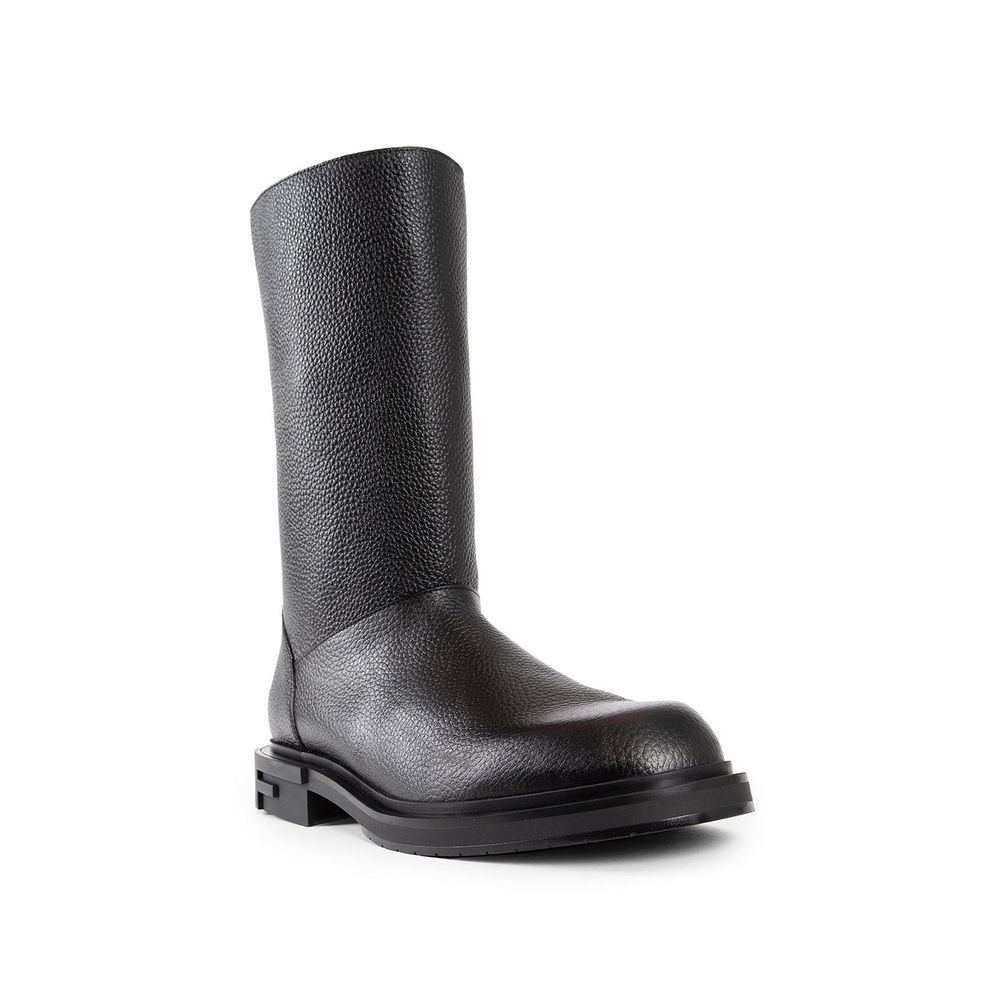 Fendi Black Calfskin Boots by Fendi outlet now on sale