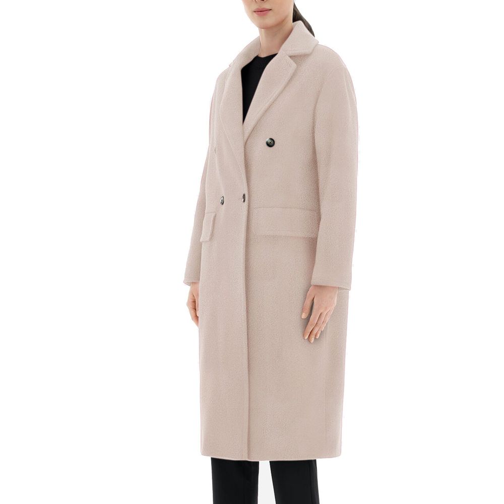 Herno Beige Wool Coat by Herno outlet now on sale