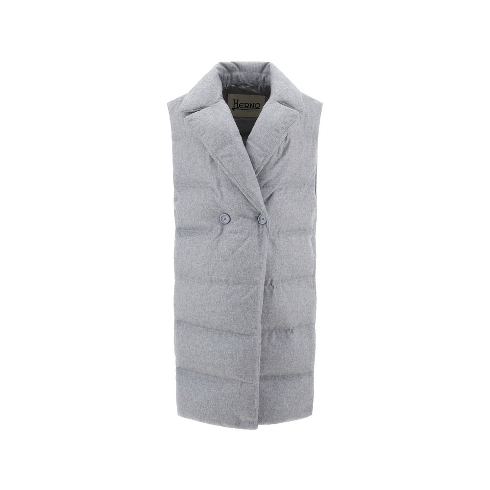 Herno Gray Cashmere Coat by Herno outlet now on sale