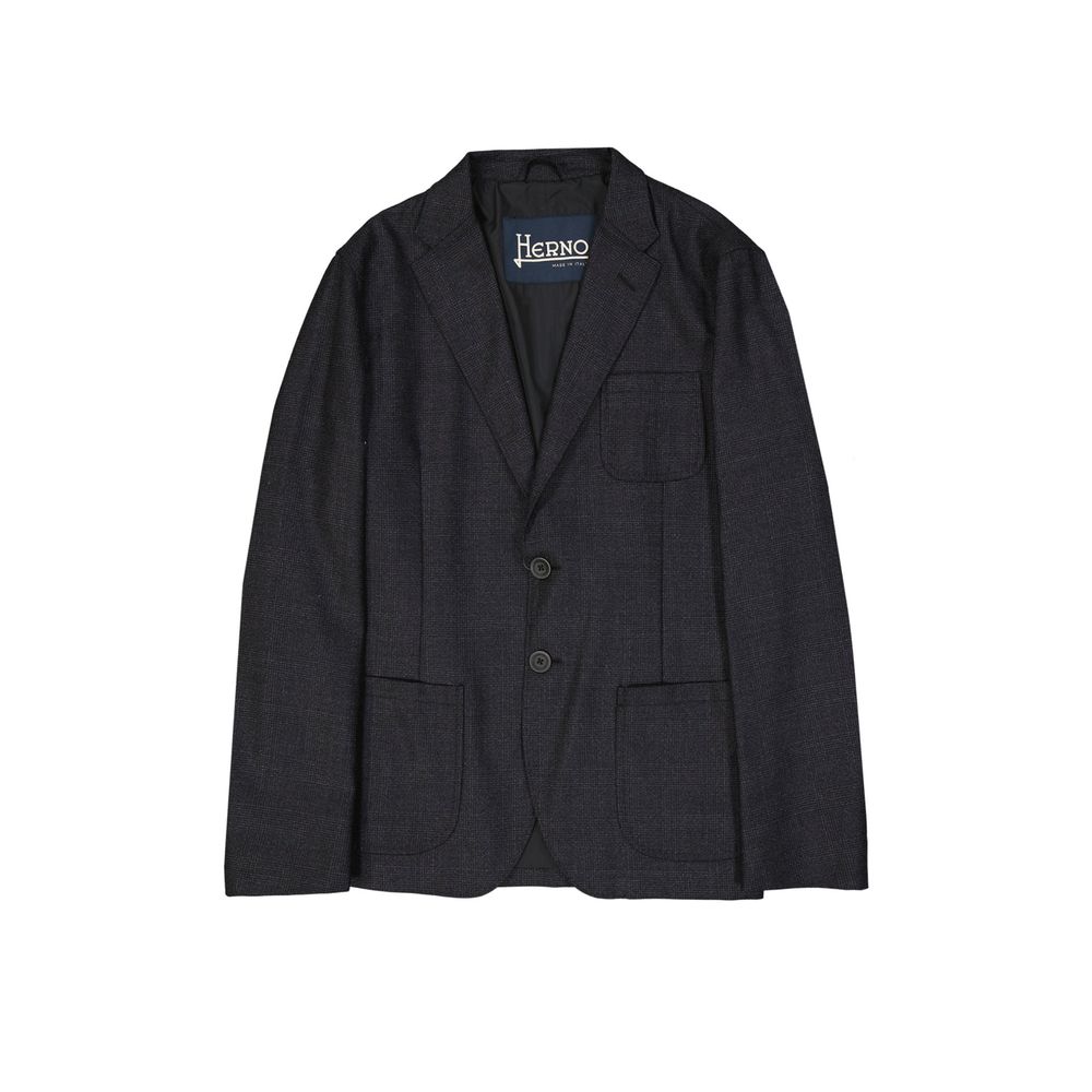 Herno Gray Wool Blazer by Herno outlet now on sale