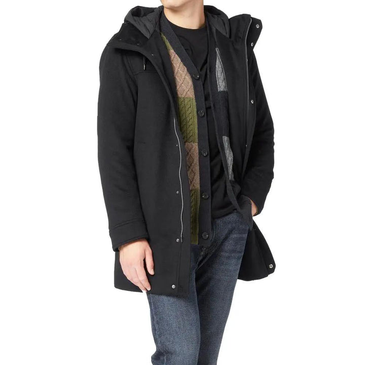 Herno Sample Sale | Herno Black Cashmere Coat - | Designer outlet