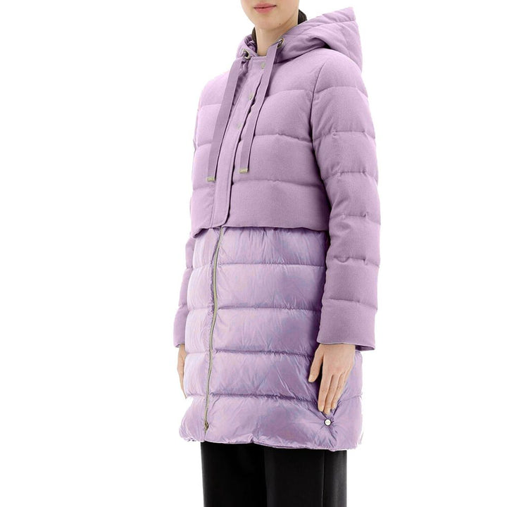 Herno Purple Cashmere Coat by Herno outlet now on sale