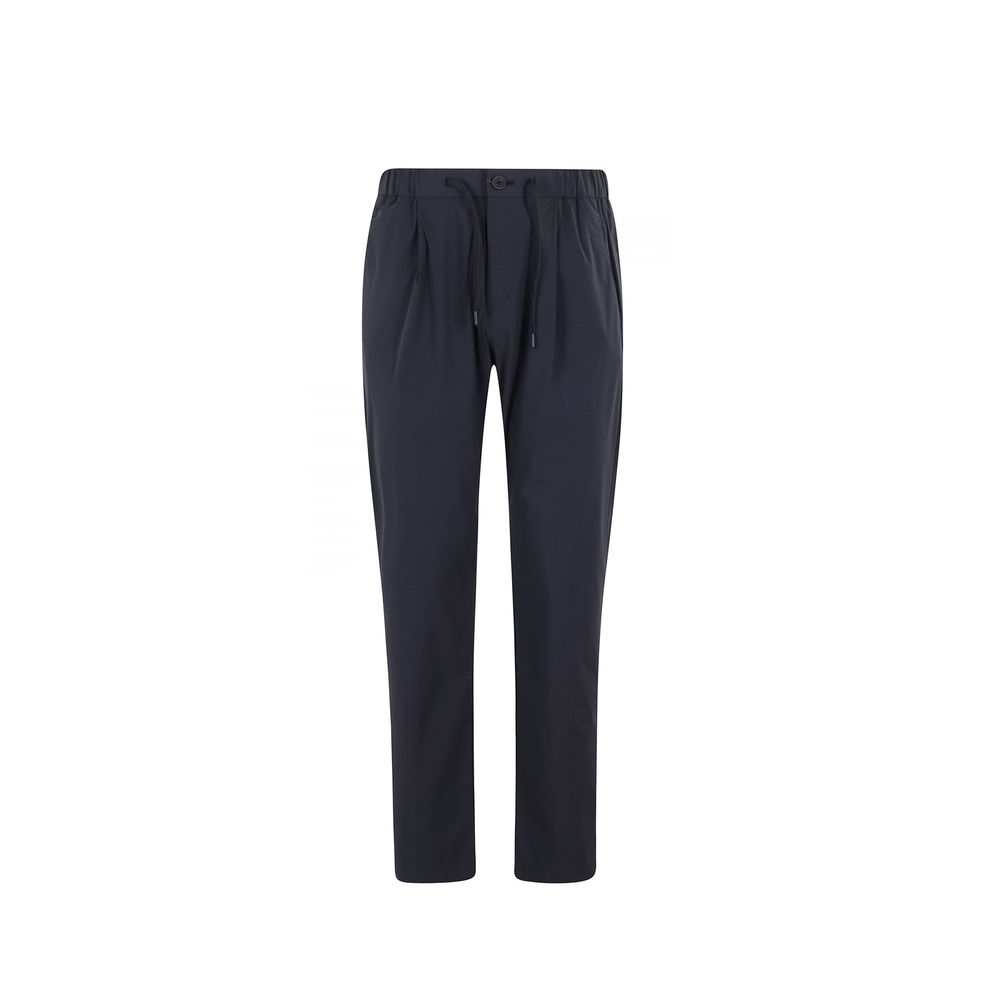 Herno Blue Wool Casual Pants by Herno outlet now on sale