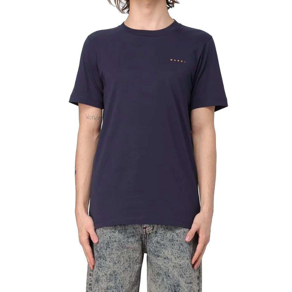 Marni Sample Sale Marni Black Cotton T-Shirt - | Designer outlet