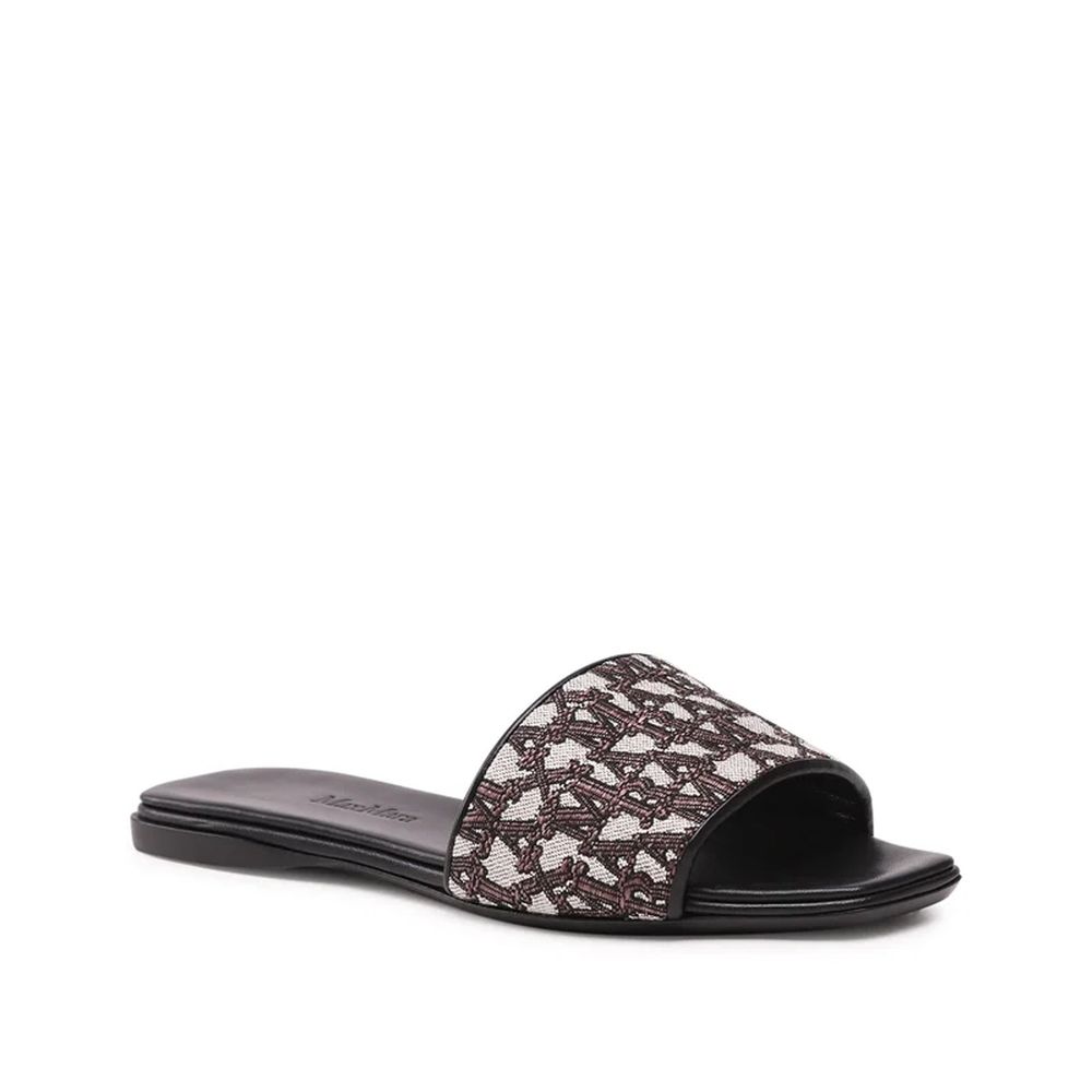 Max Mara Brown Polyamide Slides by Max Mara outlet now on sale