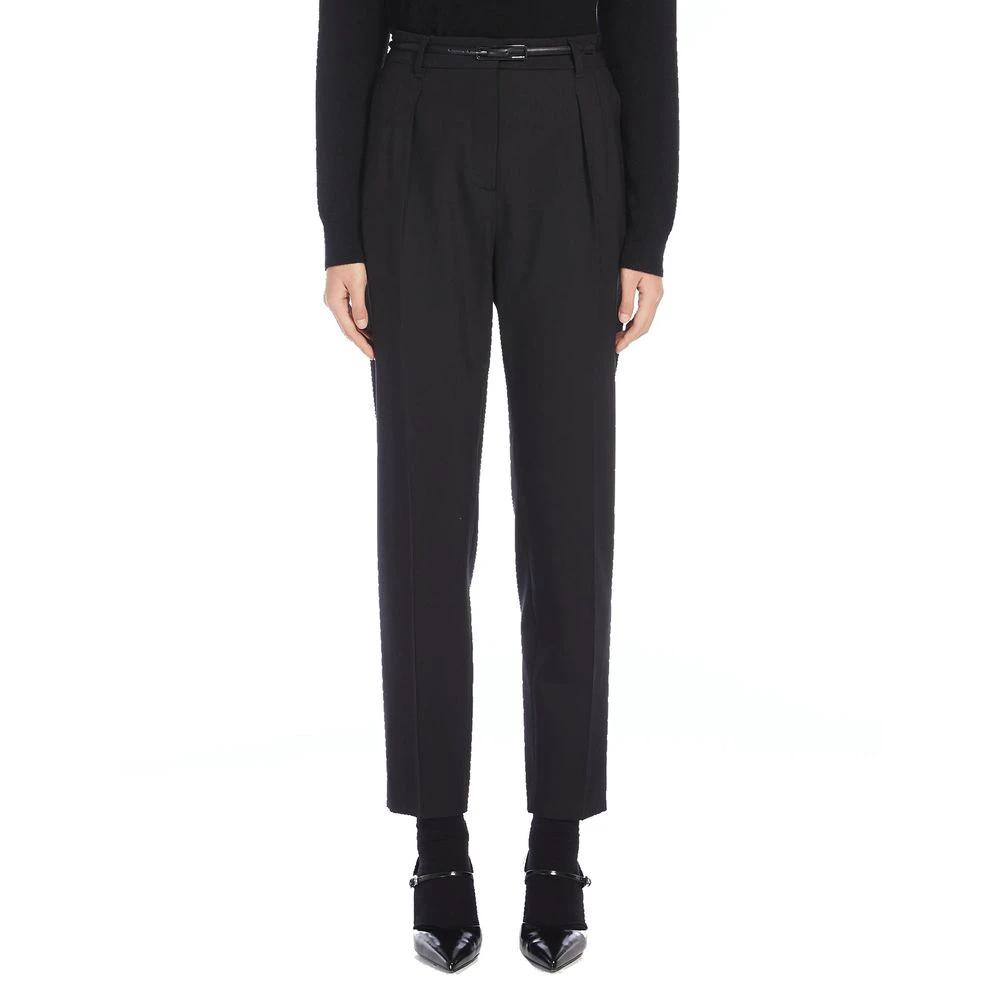 Max Mara Sample Sale Max Mara Black Elastane Dress Pants - | Designer outlet