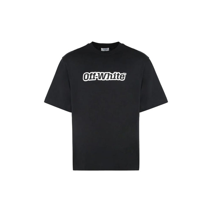 Off-White Black Cotton T-Shirt