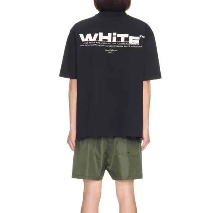 Off-White Black Cotton T-Shirt