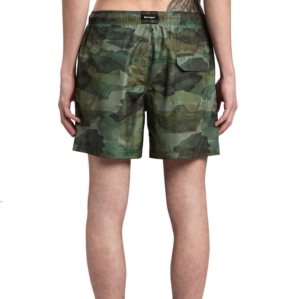 Palm Angels Sample Sale Palm Angels Bicolor Polyester Swim Shorts - | Designer outlet