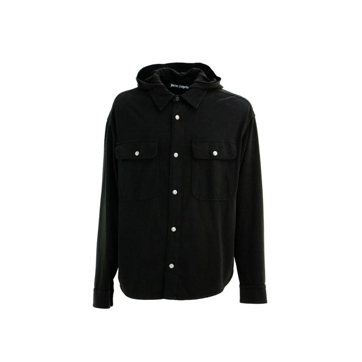 Palm Angels Sample Sale Palm Angels Black Denim Shirt - | Designer outlet