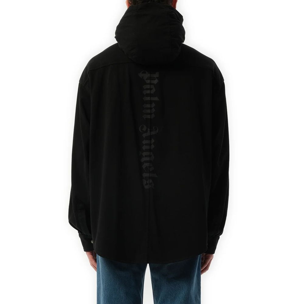 Palm Angels Sample Sale Palm Angels Black Denim Shirt - | Designer outlet