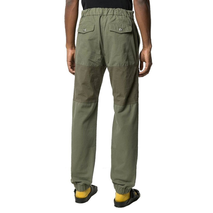 Palm Angels Bicolor Cotton Cargo Pants by Palm Angels outlet now on sale