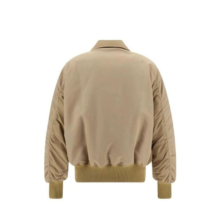 Palm Angels Sample Sale Palm Angels Beige Polyamide Bomber - | Designer outlet