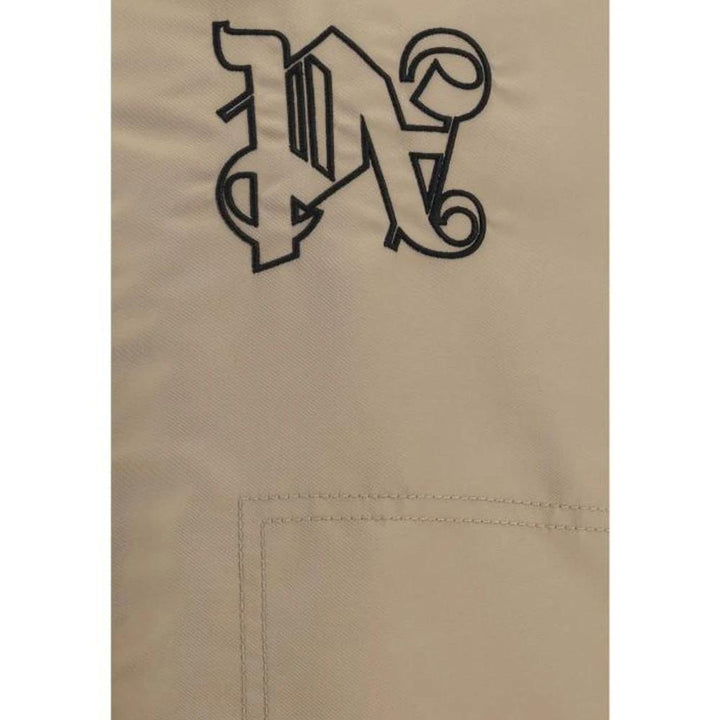 Palm Angels Sample Sale Palm Angels Beige Polyamide Bomber - | Designer outlet