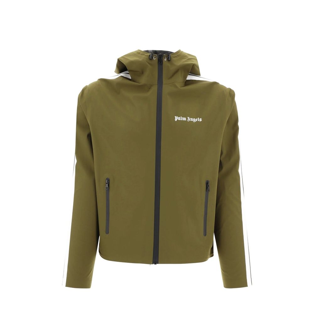 Palm Angels Bicolor Polyethylene Full-Length Jacket by Palm Angels outlet now on sale
