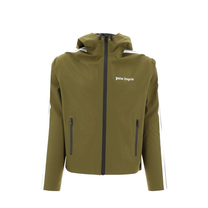 Palm Angels Bicolor Polyethylene Full-Length Jacket by Palm Angels outlet now on sale