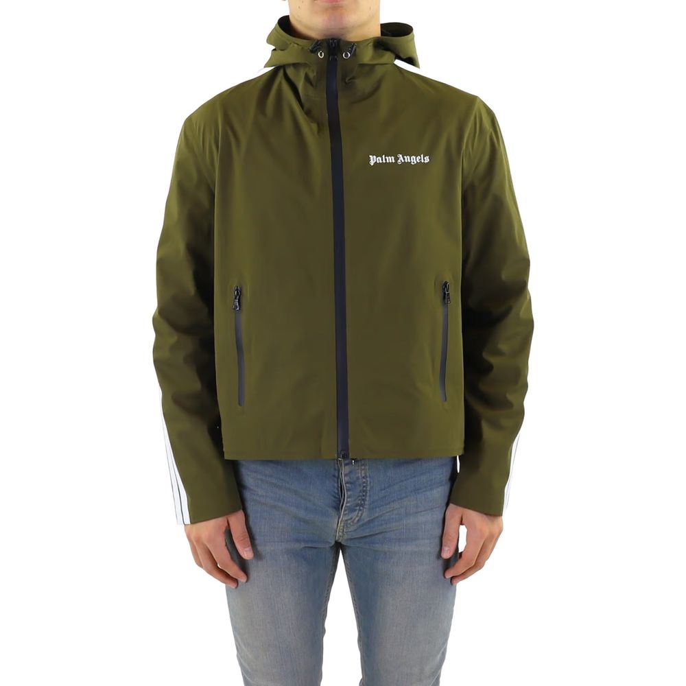 Palm Angels Bicolor Polyethylene Full-Length Jacket by Palm Angels outlet now on sale