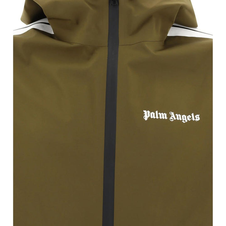 Palm Angels Bicolor Polyethylene Full-Length Jacket by Palm Angels outlet now on sale
