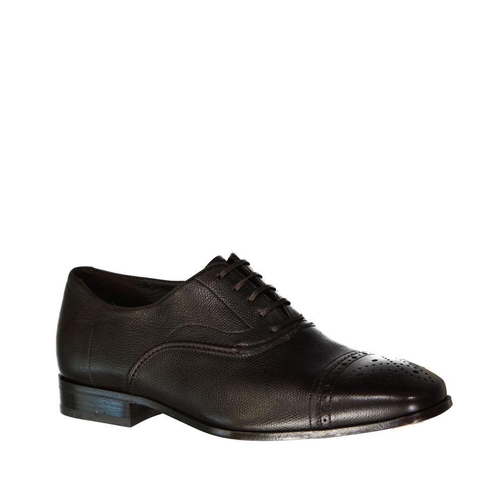 Salvatore Ferragamo Brown Calfskin Oxfords And Derbies by Salvatore Ferragamo outlet now on sale