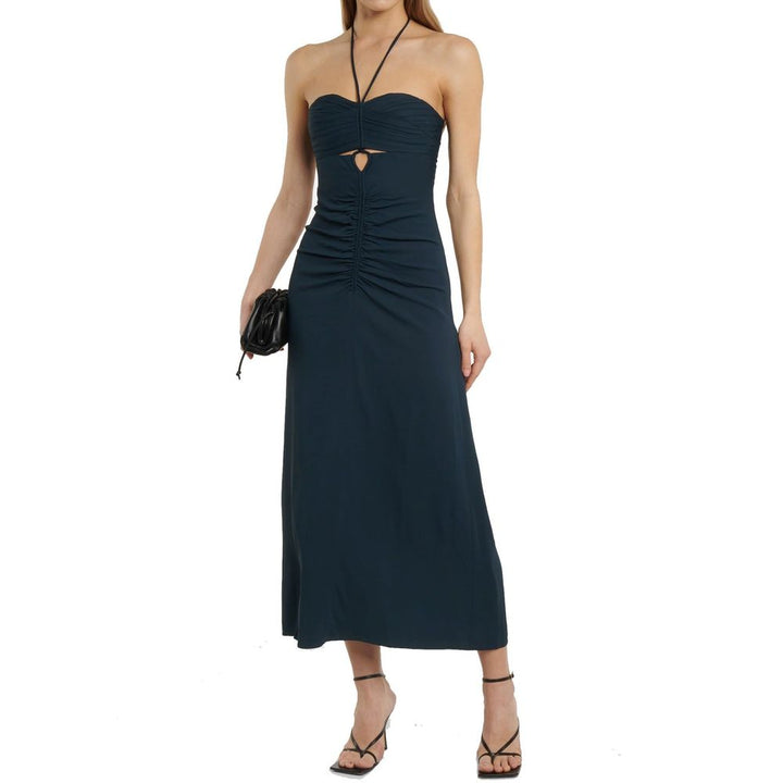 Self-Portrait Gray Viscose Casual Dress by Self-Portrait outlet now on sale