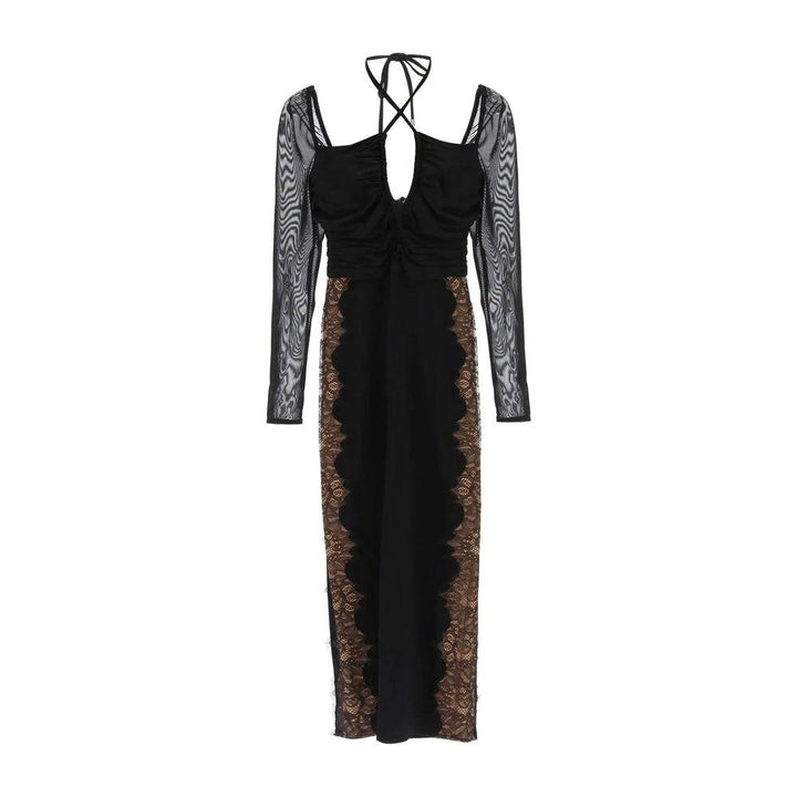Self-Portrait Sample Sale Self-Portrait Black Polyester Cocktail Dress - | Designer outlet