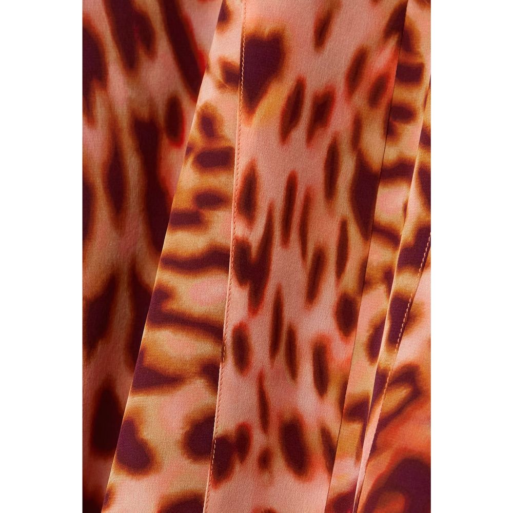 Stella McCartney Orange Silk Midi Skirt by Stella McCartney outlet now on sale