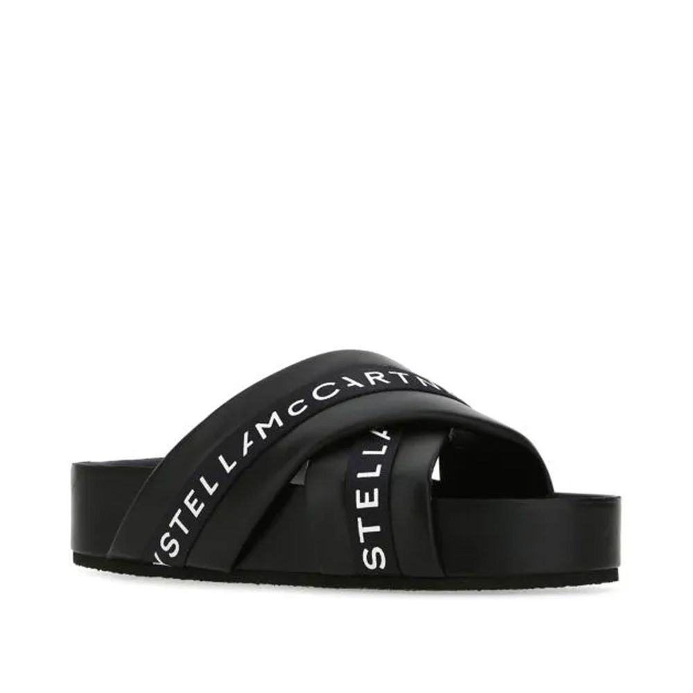 Stella McCartney Black Polyethylene Slippers by Stella McCartney outlet now on sale