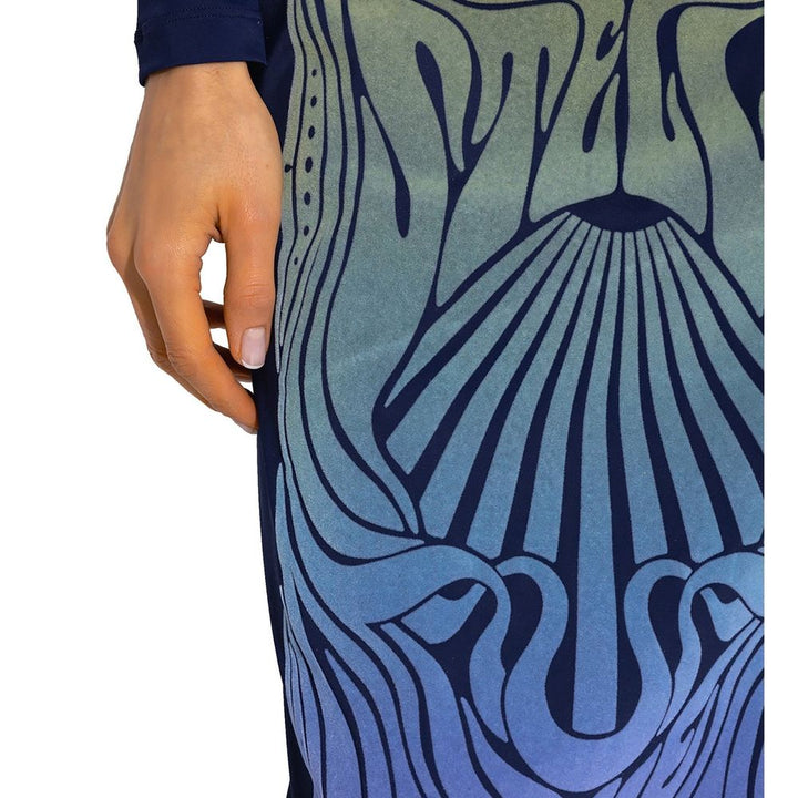 Stella McCartney Blue Polyamide Midi Skirt by Stella McCartney outlet now on sale