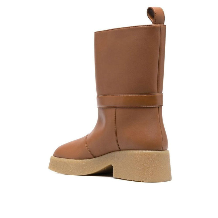 Stella McCartney Brown Polyethylene Rain Boots by Stella McCartney outlet now on sale