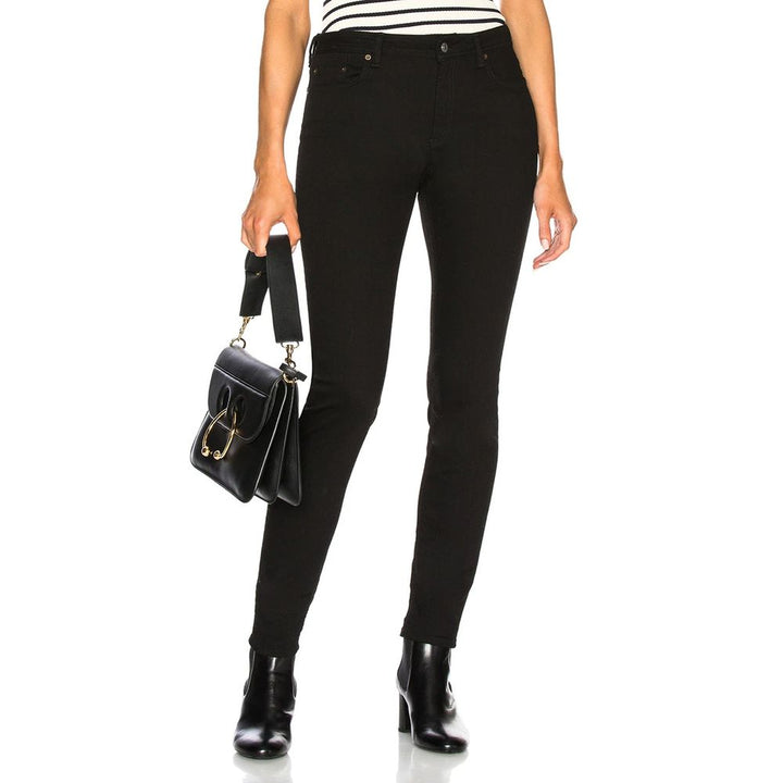 Acne Studios Black Cotton Skinny Jeans by Acne Studios outlet now on sale