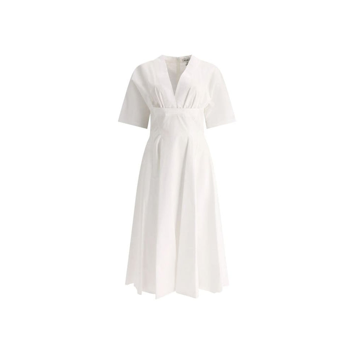 Alaïa White Cotton Casual Dress by Alaïa outlet now on sale
