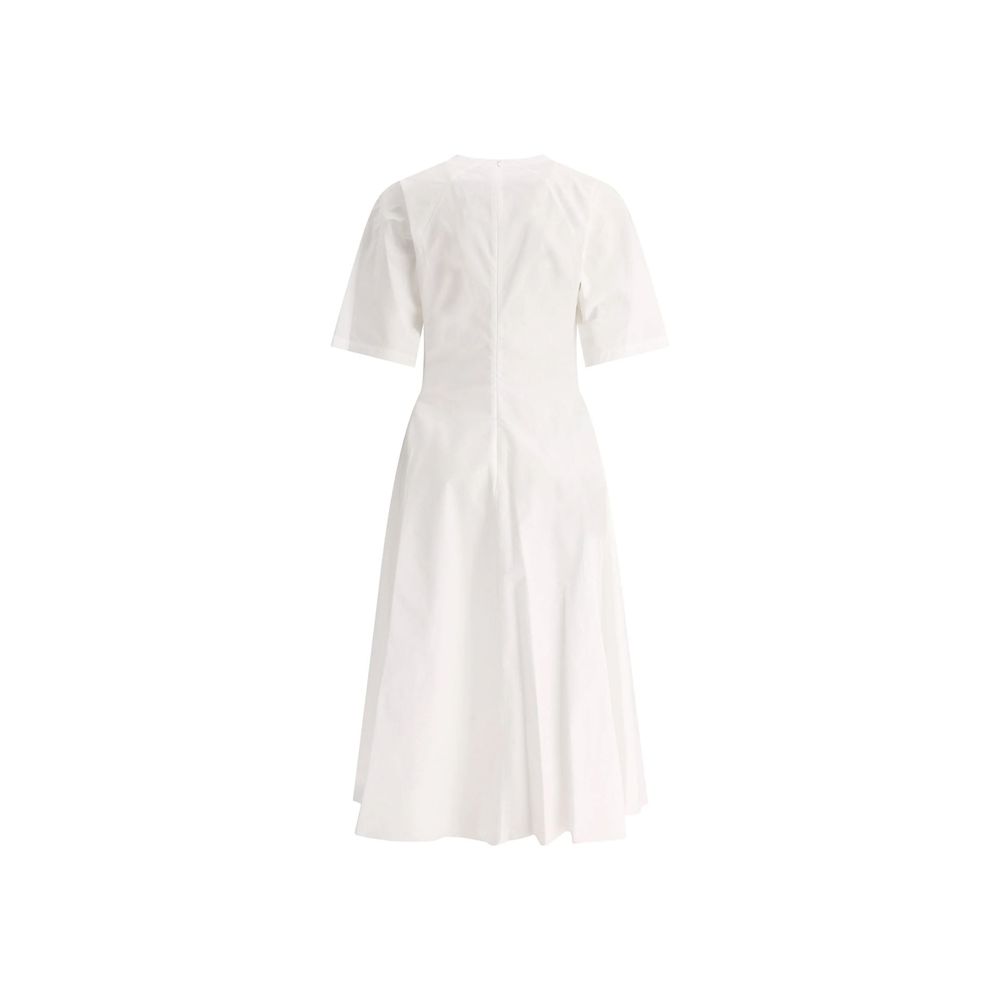 Alaïa White Cotton Casual Dress by Alaïa outlet now on sale