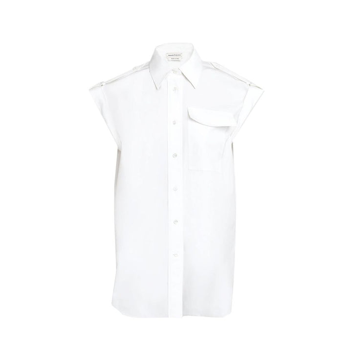 Alexander McQueen White Cotton Shirt