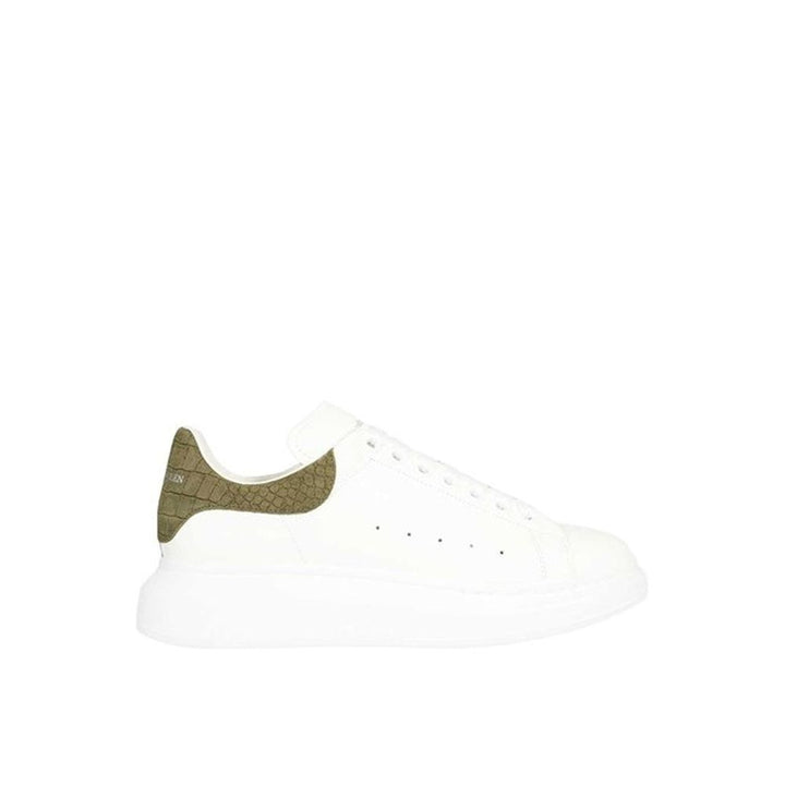 Alexander McQueen White Calfskin Low Top Sneakers by Alexander McQueen outlet now on sale