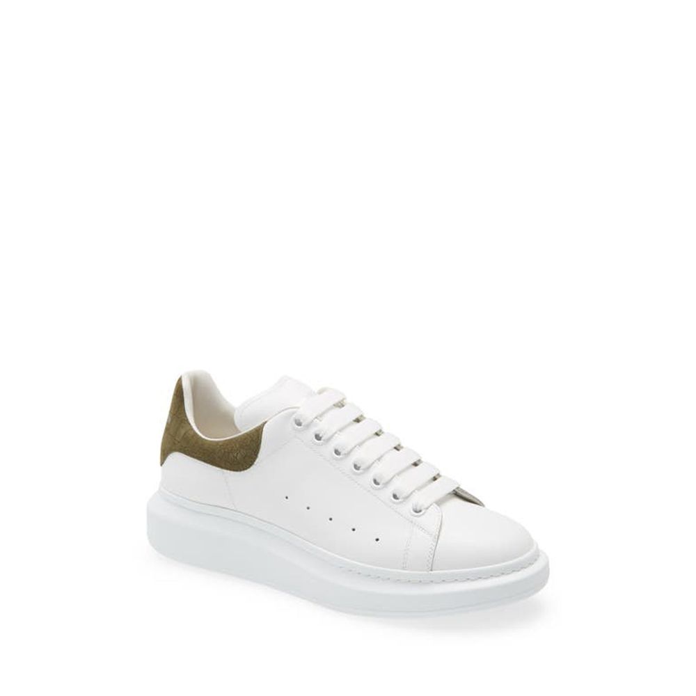 Alexander McQueen White Calfskin Low Top Sneakers by Alexander McQueen outlet now on sale