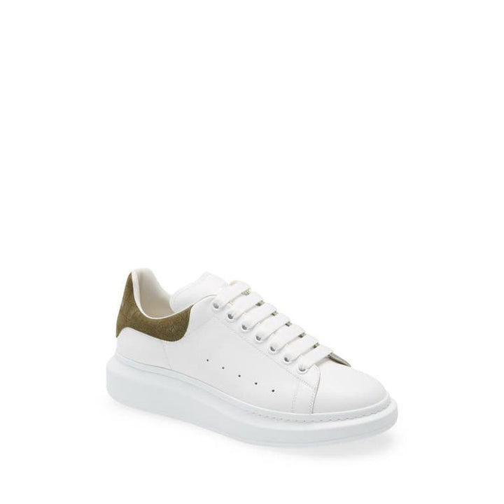 Alexander McQueen White Calfskin Low Top Sneakers by Alexander McQueen outlet now on sale