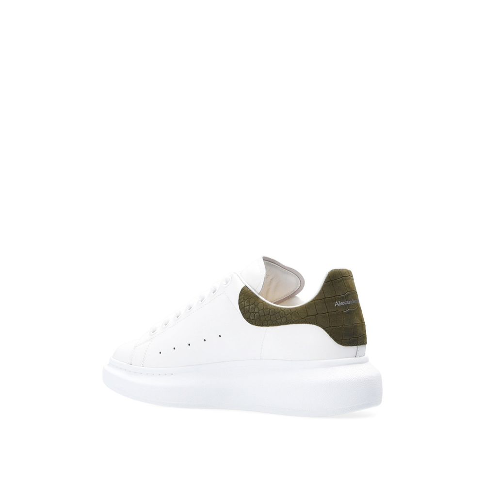 Alexander McQueen White Calfskin Low Top Sneakers by Alexander McQueen outlet now on sale
