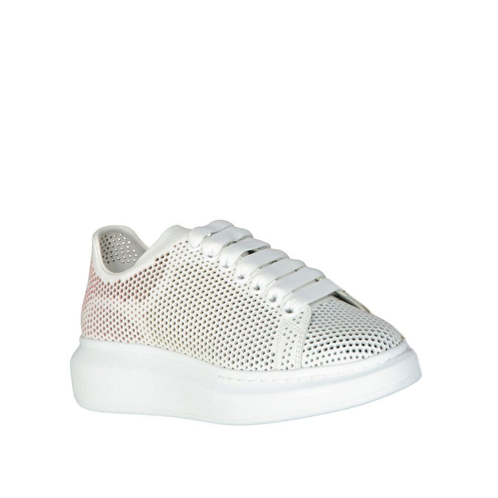 Alexander McQueen White Calfskin Low Top Sneakers by Alexander McQueen outlet now on sale