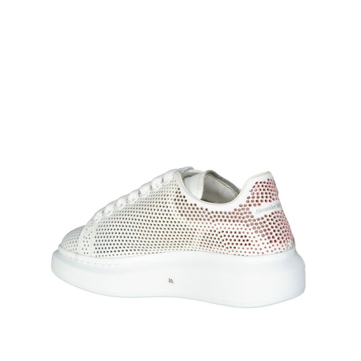 Alexander McQueen White Calfskin Low Top Sneakers by Alexander McQueen outlet now on sale